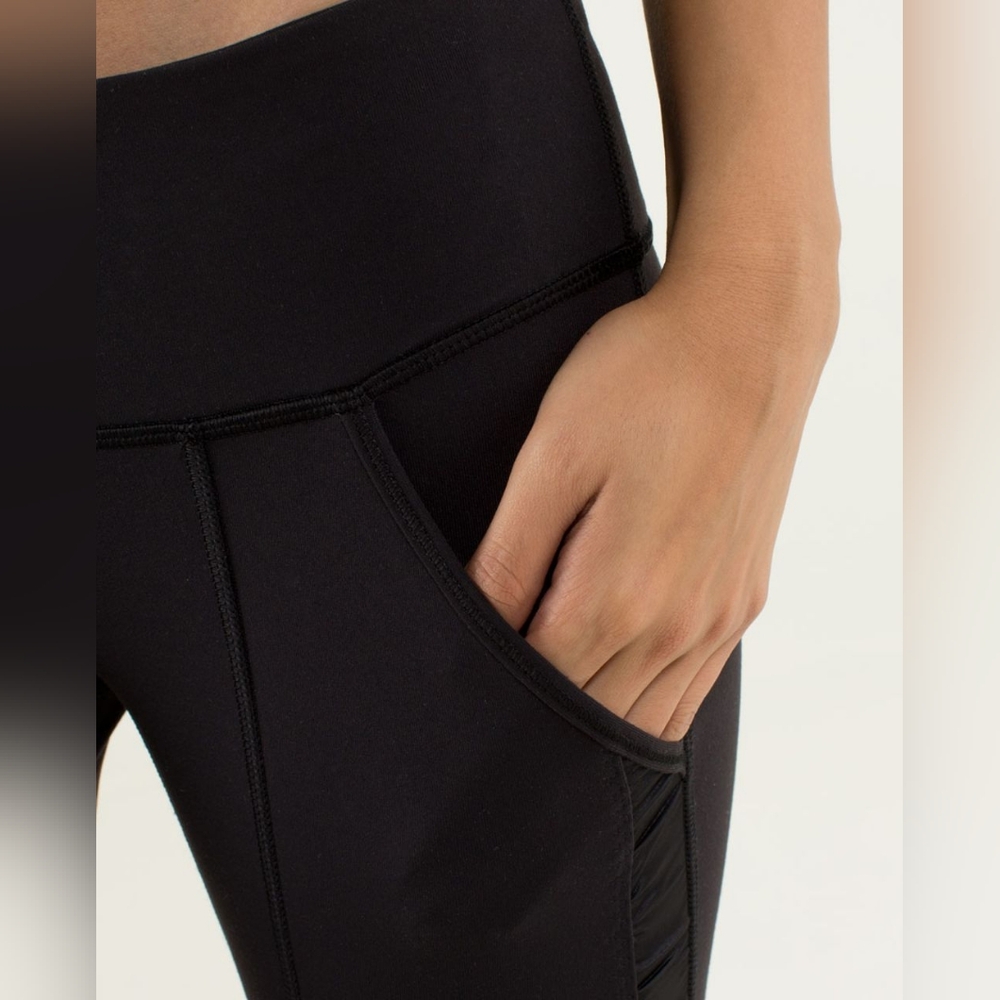 Lululemon Practice Daily Pants Black Size 4 - Picture 5 of 10